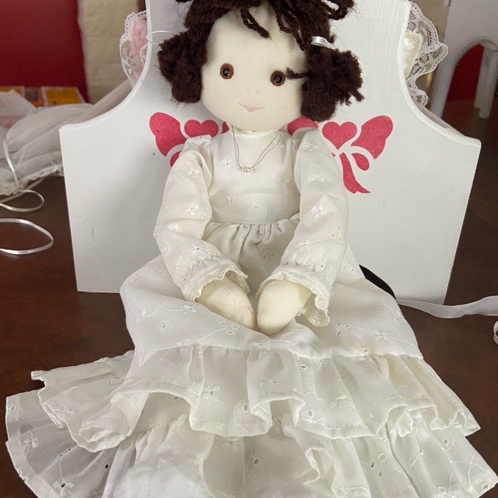 Soft bride doll with Stand